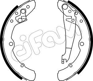 Cifam 153-008 - Комплект тормозных колодок, барабанные unicars.by