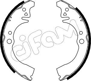 Cifam 153-035 - Комплект тормозных колодок, барабанные unicars.by