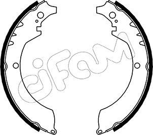 Cifam 153-033 - Комплект тормозных колодок, барабанные unicars.by