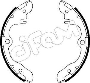 Cifam 153-199 - Комплект тормозных колодок, барабанные unicars.by