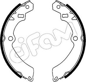 Cifam 153-397 - Комплект тормозных колодок, барабанные unicars.by