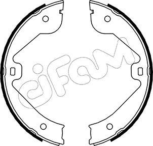 Cifam 153-244 - Комплект тормозов, ручник, парковка unicars.by