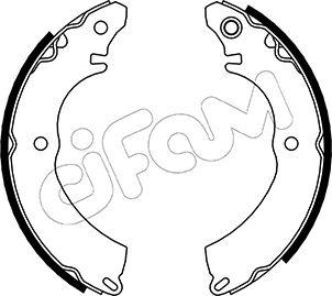 Cifam 153-263 - Комплект тормозных колодок, барабанные unicars.by