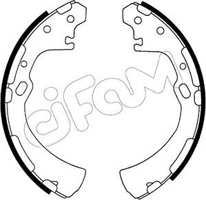 Cifam 153-279 - Комплект тормозных колодок, барабанные unicars.by