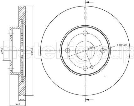 Cifam 800-999 - Тормозной диск unicars.by