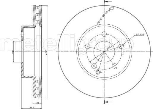 Cifam 800-935C - Тормозной диск unicars.by