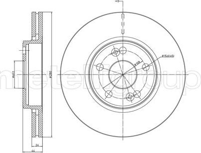 Cifam 800-533 - Тормозной диск unicars.by