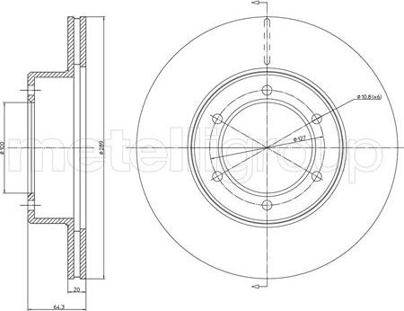 Cifam 800-642 - Тормозной диск unicars.by