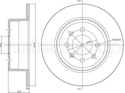 Cifam 800-606C - Тормозной диск unicars.by