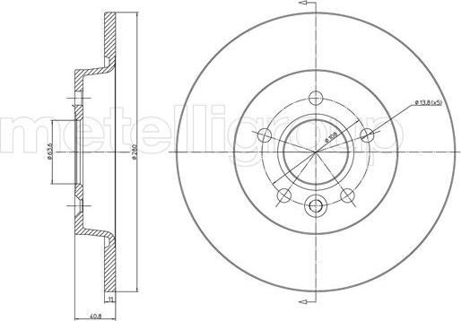 Cifam 800-686C - Тормозной диск unicars.by