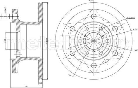 Cifam 800-079 - Тормозной диск unicars.by