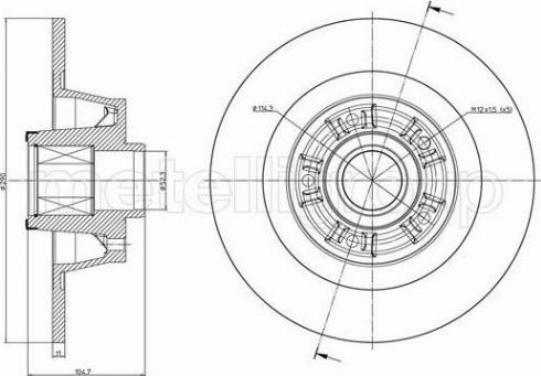 Cifam 800-1499 - Тормозной диск unicars.by