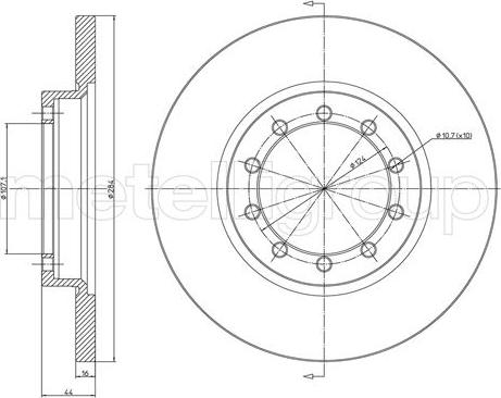 Cifam 800-1469C - Тормозной диск unicars.by