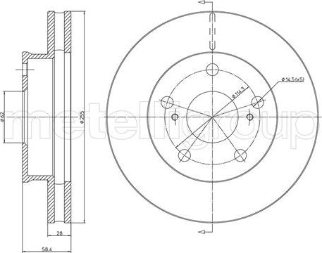 Cifam 800-1481C - Тормозной диск unicars.by