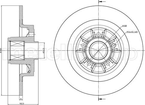 Autex 843029 - Тормозной диск unicars.by