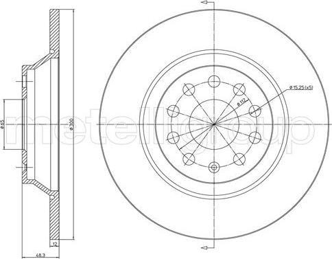 Cifam 800-1519C - Тормозной диск unicars.by