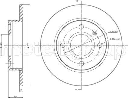 Cifam 800-168 - Тормозной диск unicars.by