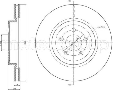 Cifam 800-1632C - Тормозной диск unicars.by