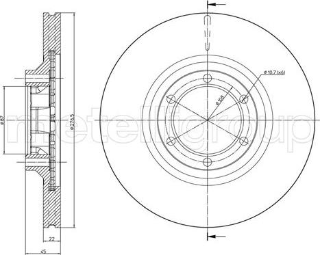 Cifam 800-1620C - Тормозной диск unicars.by