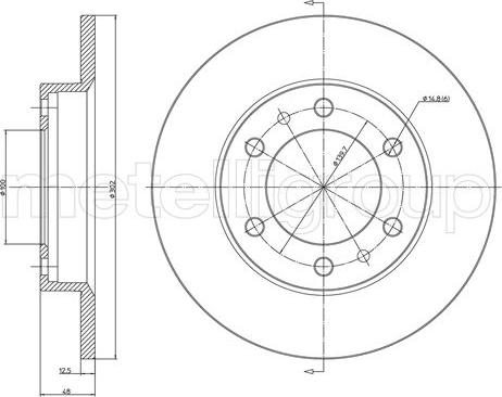 Cifam 800-1671C - Тормозной диск unicars.by