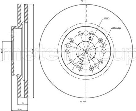 Cifam 800-1054C - Тормозной диск unicars.by