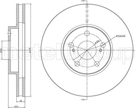 Cifam 800-1057C - Тормозной диск unicars.by