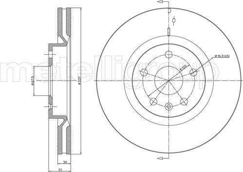 Cifam 800-1007C - Тормозной диск unicars.by