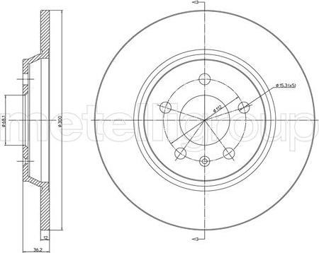 Cifam 800-1032C - Тормозной диск unicars.by