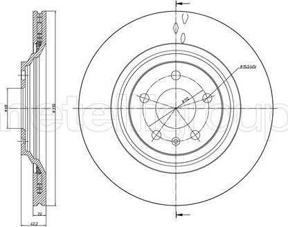 Cifam 800-1020C - Тормозной диск unicars.by