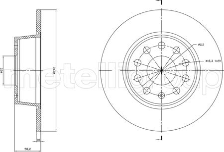 Cifam 800-1863C - Тормозной диск unicars.by