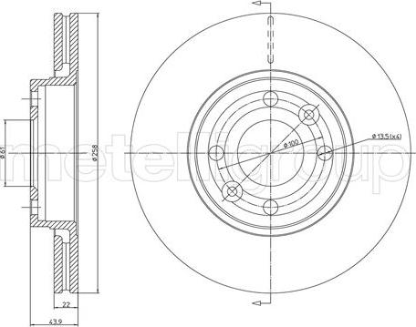 Cifam 800-1342C - Тормозной диск unicars.by