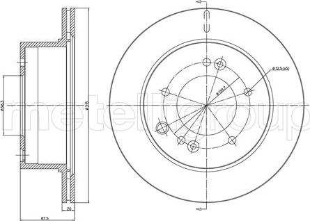 Cifam 800-1354C - Тормозной диск unicars.by