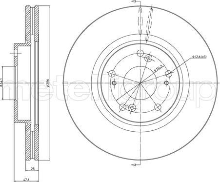 Cifam 800-1324C - Тормозной диск unicars.by