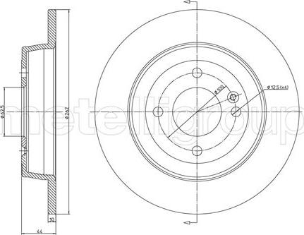 Cifam 800-1376C - Тормозной диск unicars.by