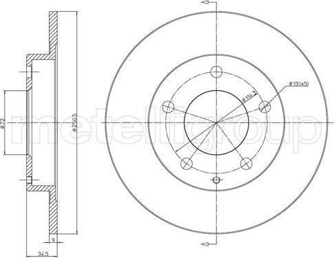 Cifam 800-1741C - Тормозной диск unicars.by