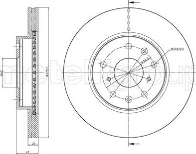 Cifam 800-895C - Тормозной диск unicars.by