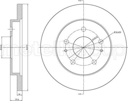 Cifam 800-841 - Тормозной диск unicars.by