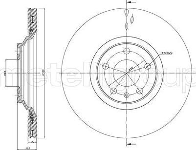 Cifam 800-866C - Тормозной диск unicars.by