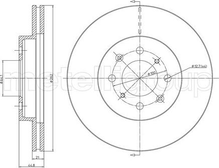 Cifam 800-344C - Тормозной диск unicars.by