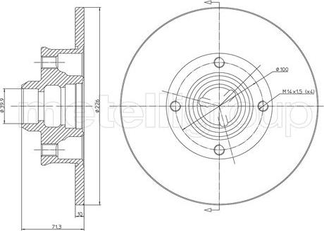 Cifam 800-312 - Тормозной диск unicars.by