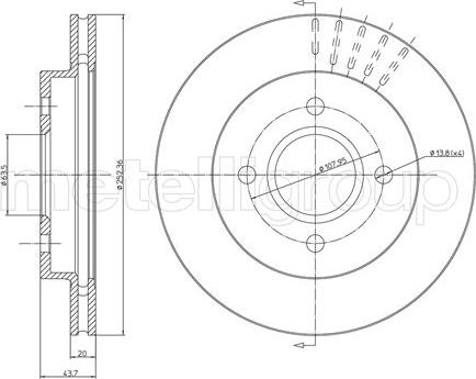 Blue Print ADM54246 - Тормозной диск unicars.by