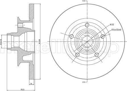 Cifam 800-292 - Тормозной диск unicars.by