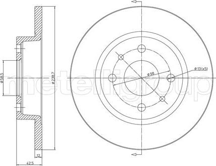 Cifam 800-205 - Тормозной диск unicars.by