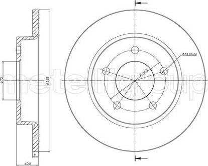 Cifam 800-738 - Тормозной диск unicars.by