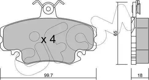 Magneti Marelli 363700205077 - Тормозные колодки, дисковые, комплект unicars.by