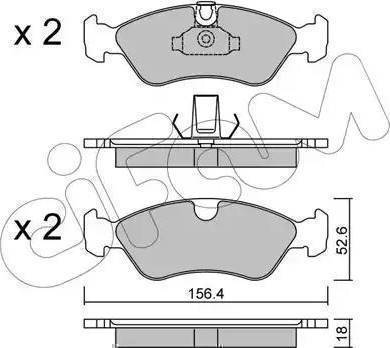 Lemförder 25716 01 - Тормозные колодки, дисковые, комплект unicars.by