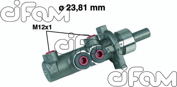 Cifam 202-280 - Главный тормозной цилиндр unicars.by