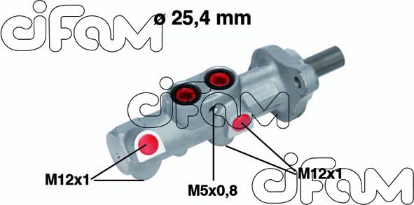 Cifam 202-756 - Главный тормозной цилиндр unicars.by