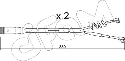 Cifam SU.175K - Сигнализатор, износ тормозных колодок unicars.by