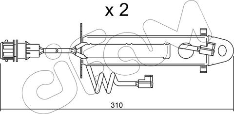 Cifam SU.178K - Сигнализатор, износ тормозных колодок unicars.by